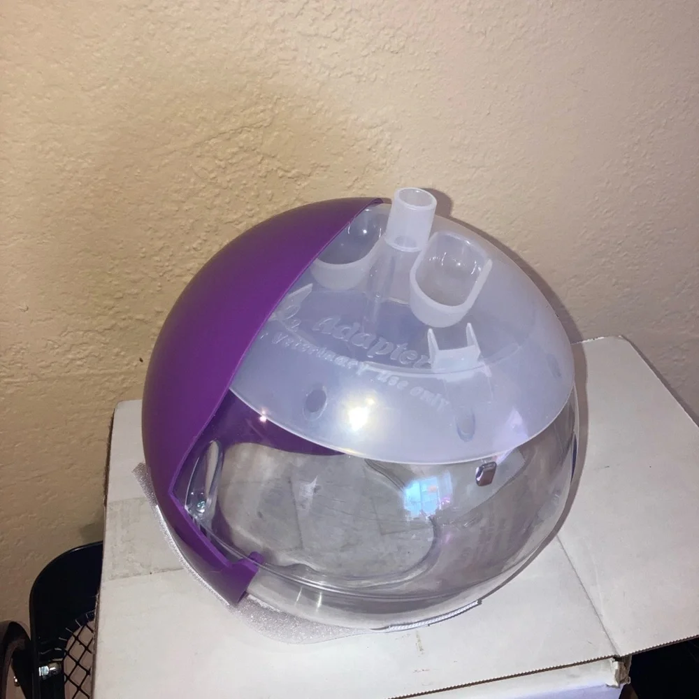 Veterinary Critical Care Air Muzzle II with O2 Adapter